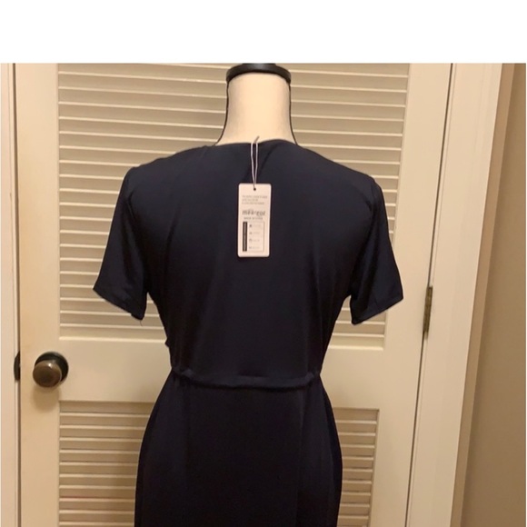 Measeor Sheath Dress in Navy, Size Large - Picture 8 of 16